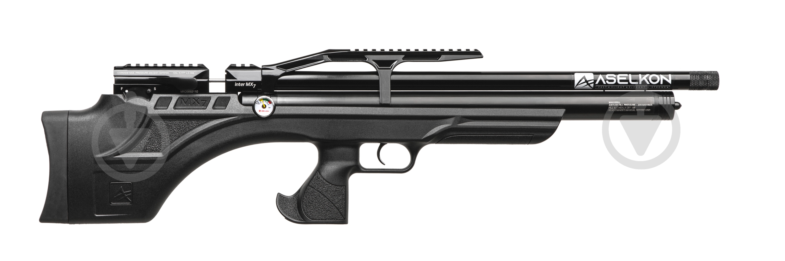 ᐉ Пневматическая винтовка ASELKON MX7 Black кал. 4.5 1003371