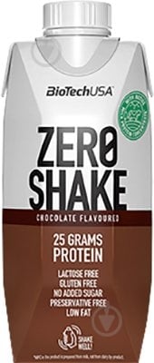 Коктейль BioTechUSA Zero Shake 330 ml Шоколад 330 мл - фото 1