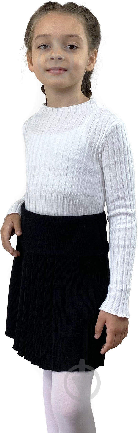 Юбка Герда черная ART KNIT р.140-146 - фото 1