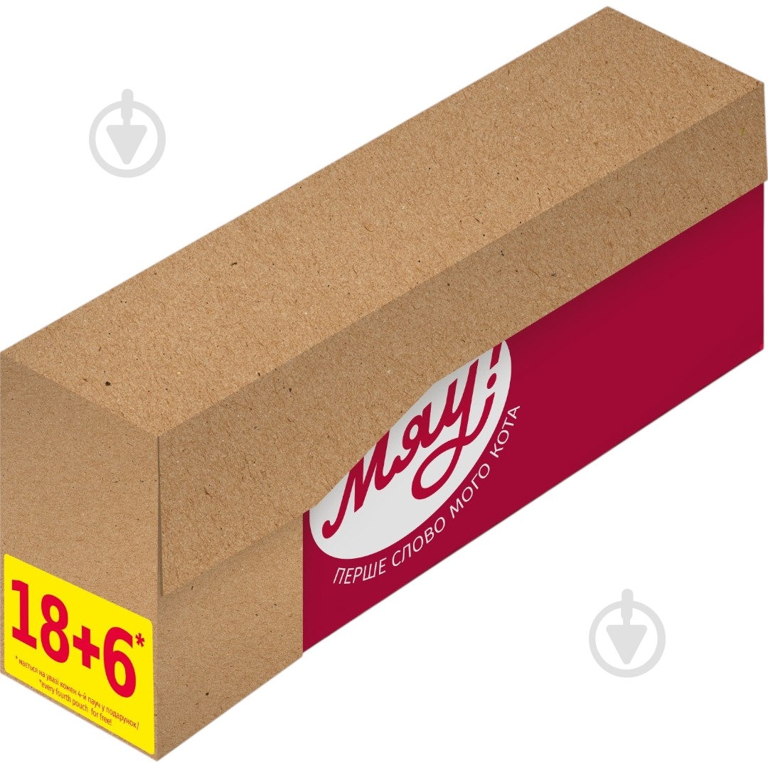 Корм вологий для котів Мяу рагу з кроликом та індичкою 2 кг - фото 1