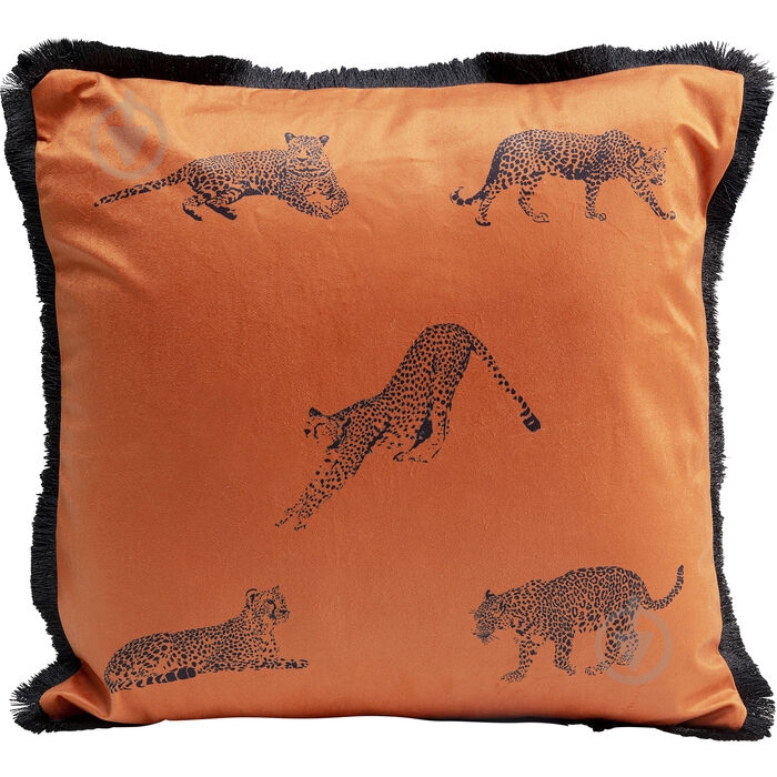 Подушка Пантера 45x45 см красный KARE Design - фото 1