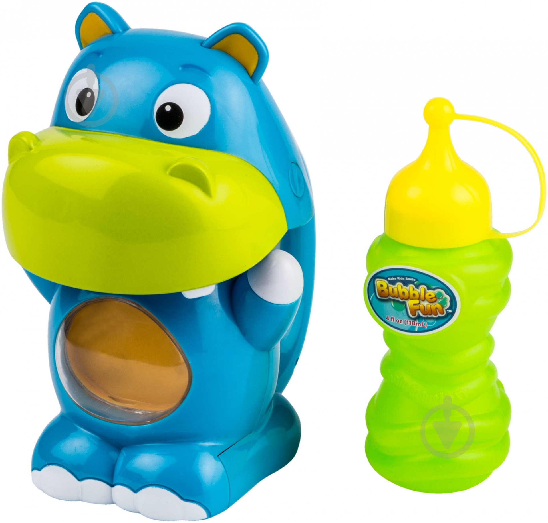 Бабл-машина Bubble Fun Бегемот 120 мл B0101 - фото 1