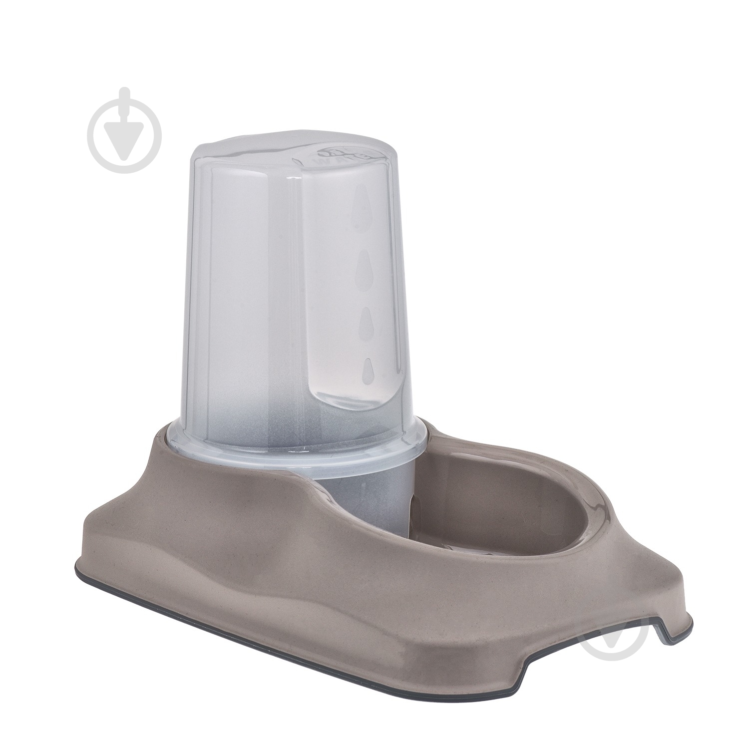 Миска Irak Plastics с контейнером 1,5 л бежевая PT-200 - фото 1