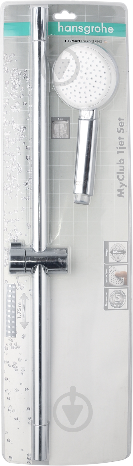 Душевой набор Hansgrohe MyClub 100 26763402 - фото 3