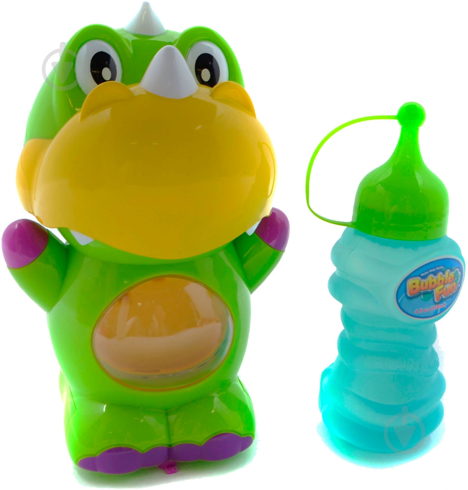 Бабл-машина Bubble Fun Динозаврик 120 мл DHOBB10018B - фото 1
