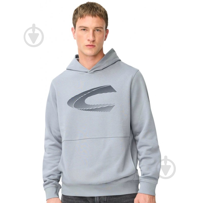 Худи Camel Active Sweatshirt 409460-6W49-43 р.L серый - фото 1 Худи Camel Active Sweatshirt 409460-6W49-43 р.L серый - фото 1