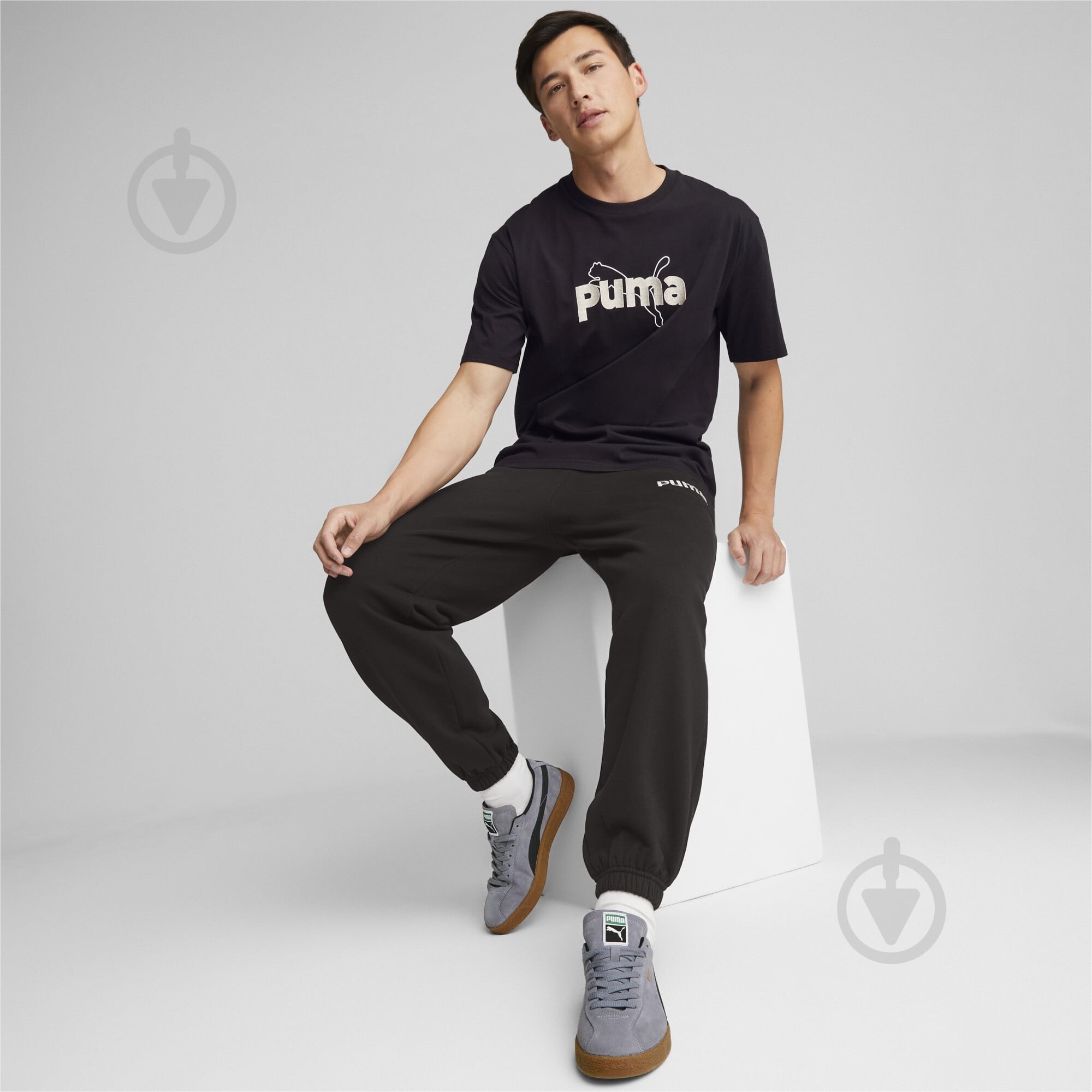 Футболка Puma TEAM GRAPHIC TEE 53825601 р.S черный - фото 5 Футболка Puma TEAM GRAPHIC TEE 53825601 р.S черный - фото 5