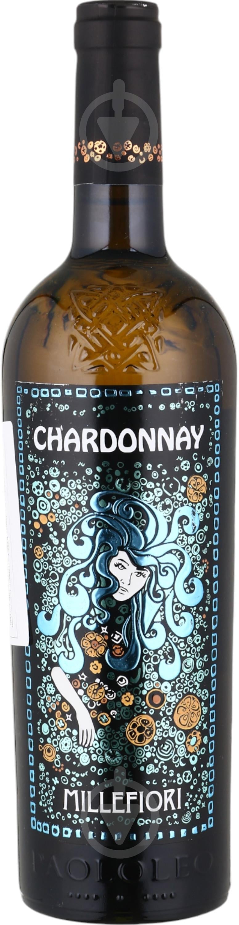 Вино CANTINE PAOLOLEO Millefiori Chardonnay біле сухе 0,75 л - фото 1
