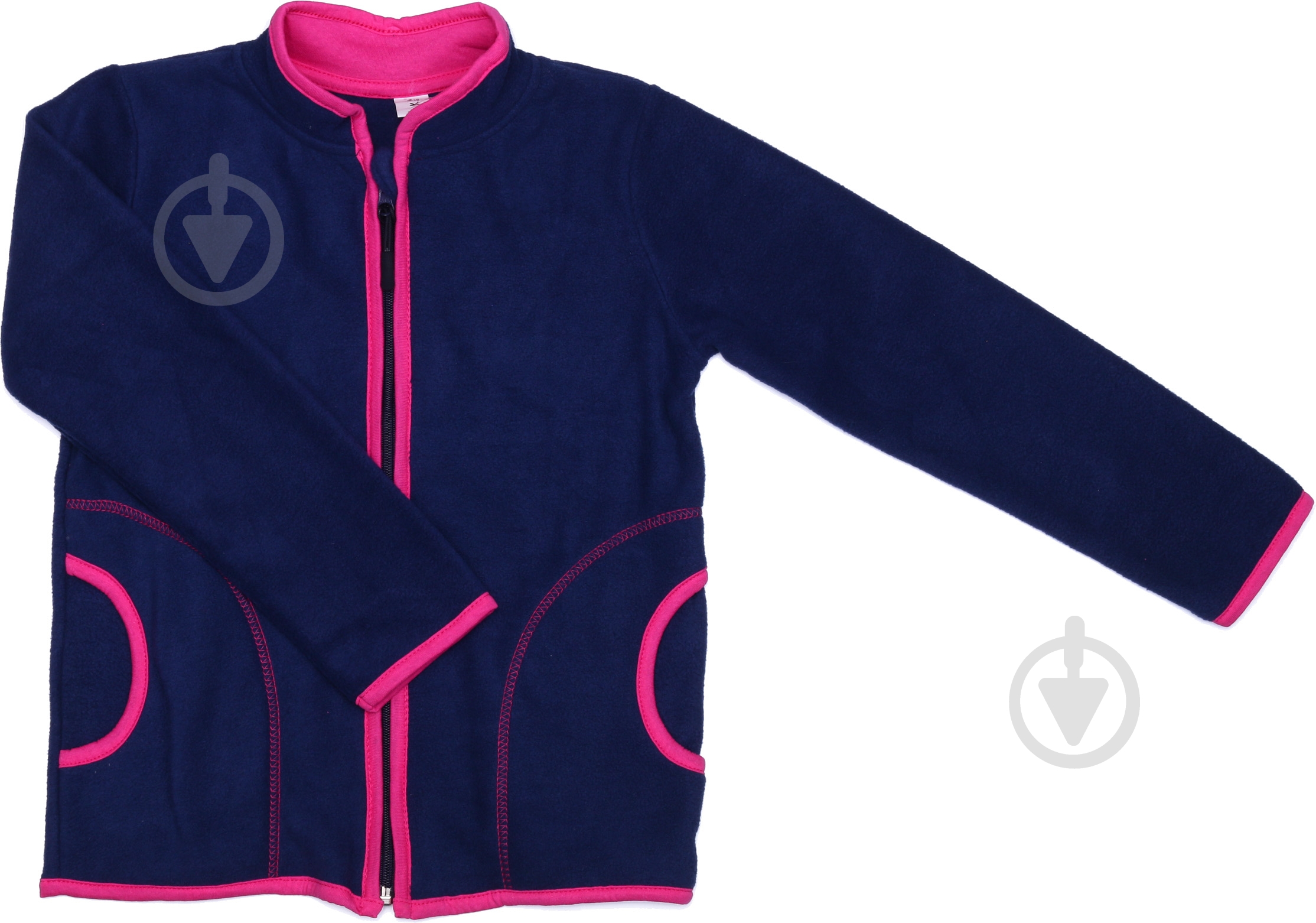 Кофта для девочки Luna Kids на флисе р.140 синий - фото 1