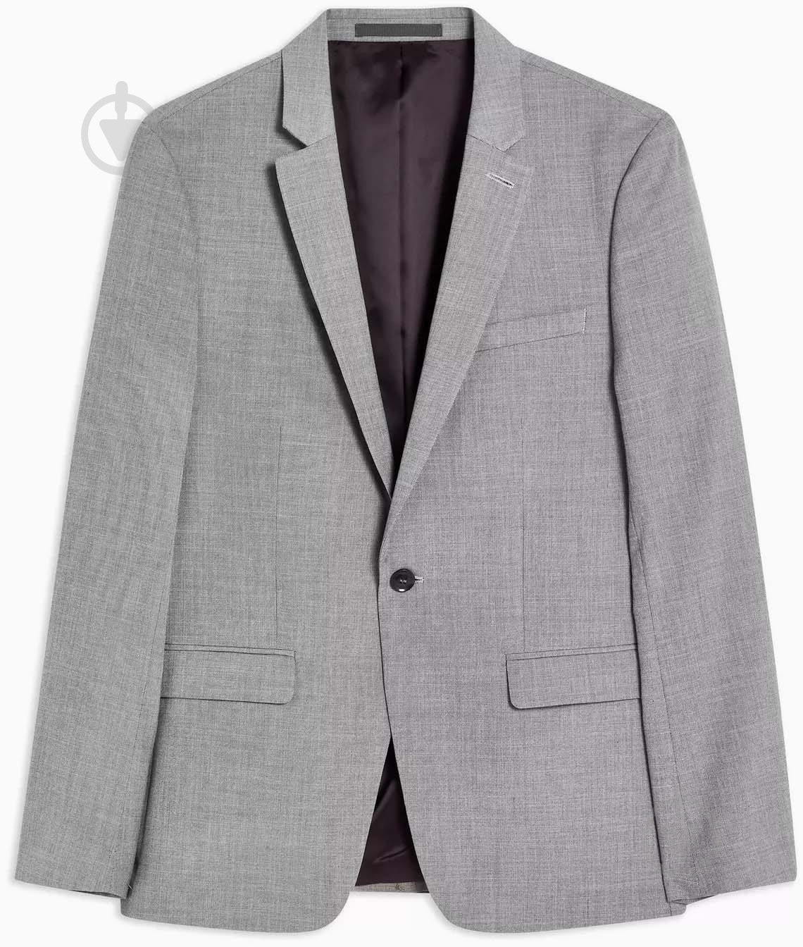 Пиджак TopMan р. 38R серый - фото 2 Пиджак TopMan р. 38R серый - фото 2