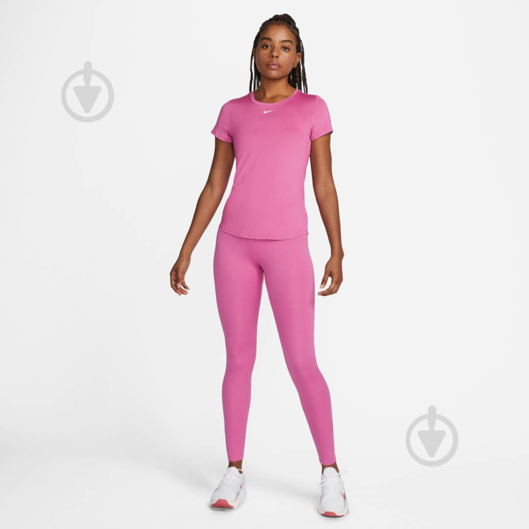 Лосины Nike DM7278-665 р.M розовый - фото 6