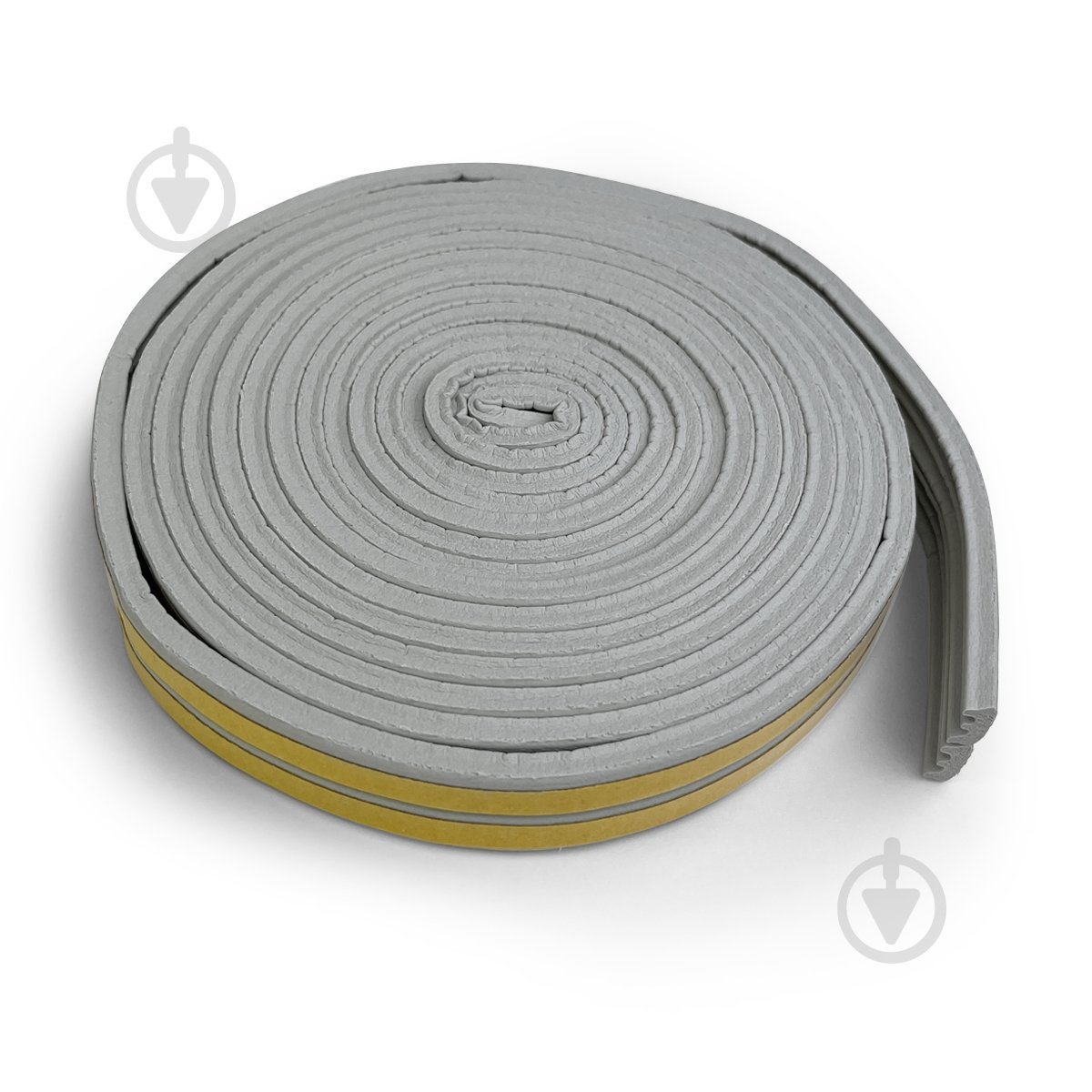 Уплотнитель самоклеющийся E-образный Horst DS-E 9x4 6 м серый - фото 2