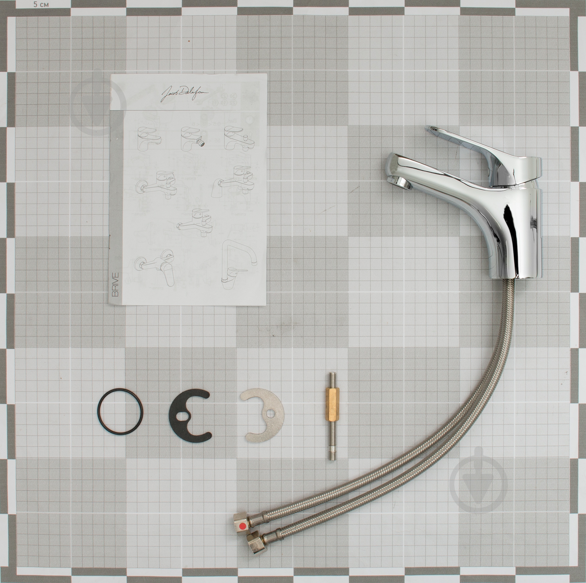 Змішувач для умивальника Jacob Delafon Brive E75762-CP - фото 2