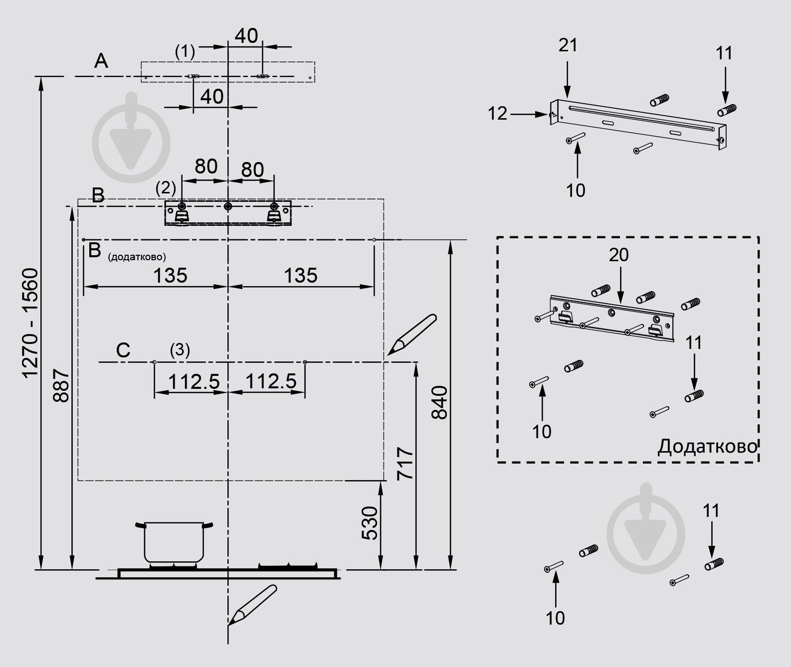 ВИТРИНА! Вытяжка Interline FLOW BL A/60/GL/M - фото 12