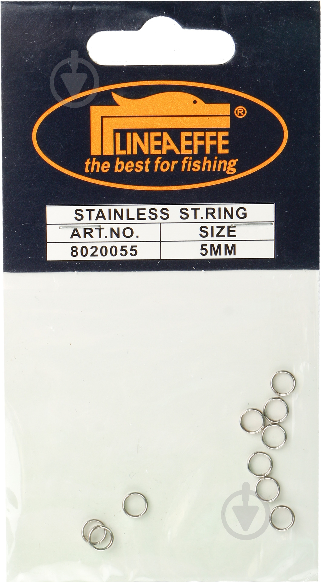 Кольцо заводное Lineaeffe 10 шт. 5 мм 8020055 - фото 1