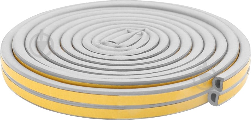 Ущільнювач самоклейкий D-подібний Horst DS-D 9x7.5 6 м сірий - фото 1 Ущільнювач самоклейкий D-подібний Horst DS-D 9x7.5 6 м сірий - фото 1