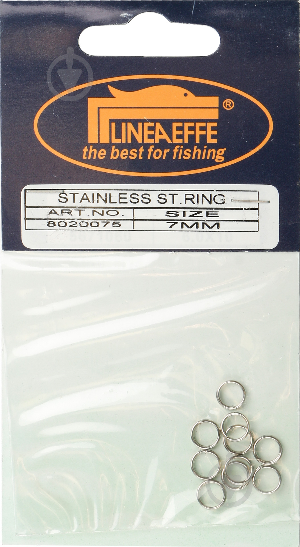 Кольцо заводное Lineaeffe 10 шт. 7 мм 8020075 - фото 1