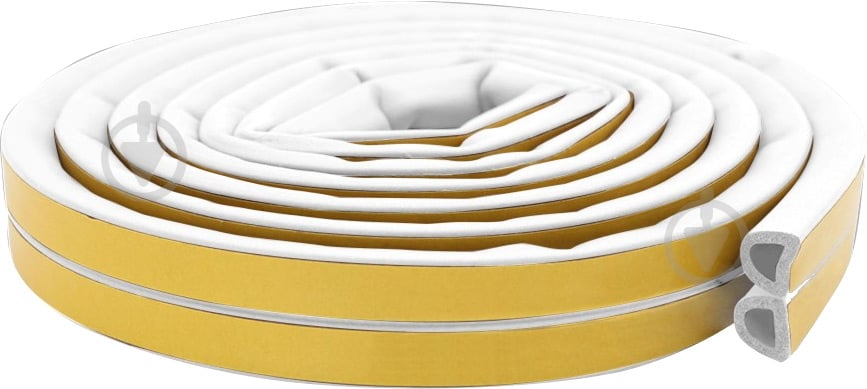 Уплотнитель самоклеющийся D-образный Horst DS-D 14x12 6 м белый - фото 1 Уплотнитель самоклеющийся D-образный Horst DS-D 14x12 6 м белый - фото 1