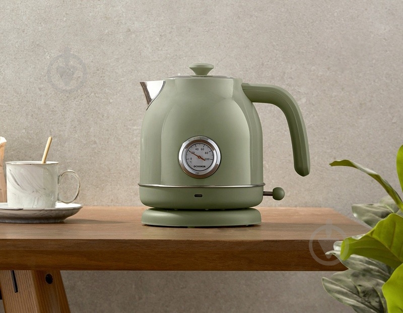 Електрочайник Xiaomi OCOOKER Electric Kettle CS-SH01 Green - фото 3