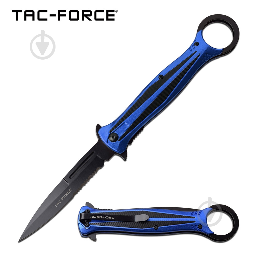 Нож складной Tac-Force TF-986BL - фото 2 Нож складной Tac-Force TF-986BL - фото 2