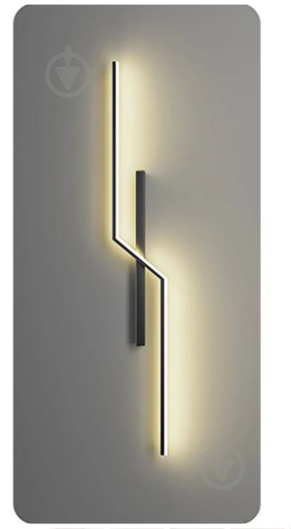 Бра Berger 1x17 Вт 1038-WL-17 Black - фото 2