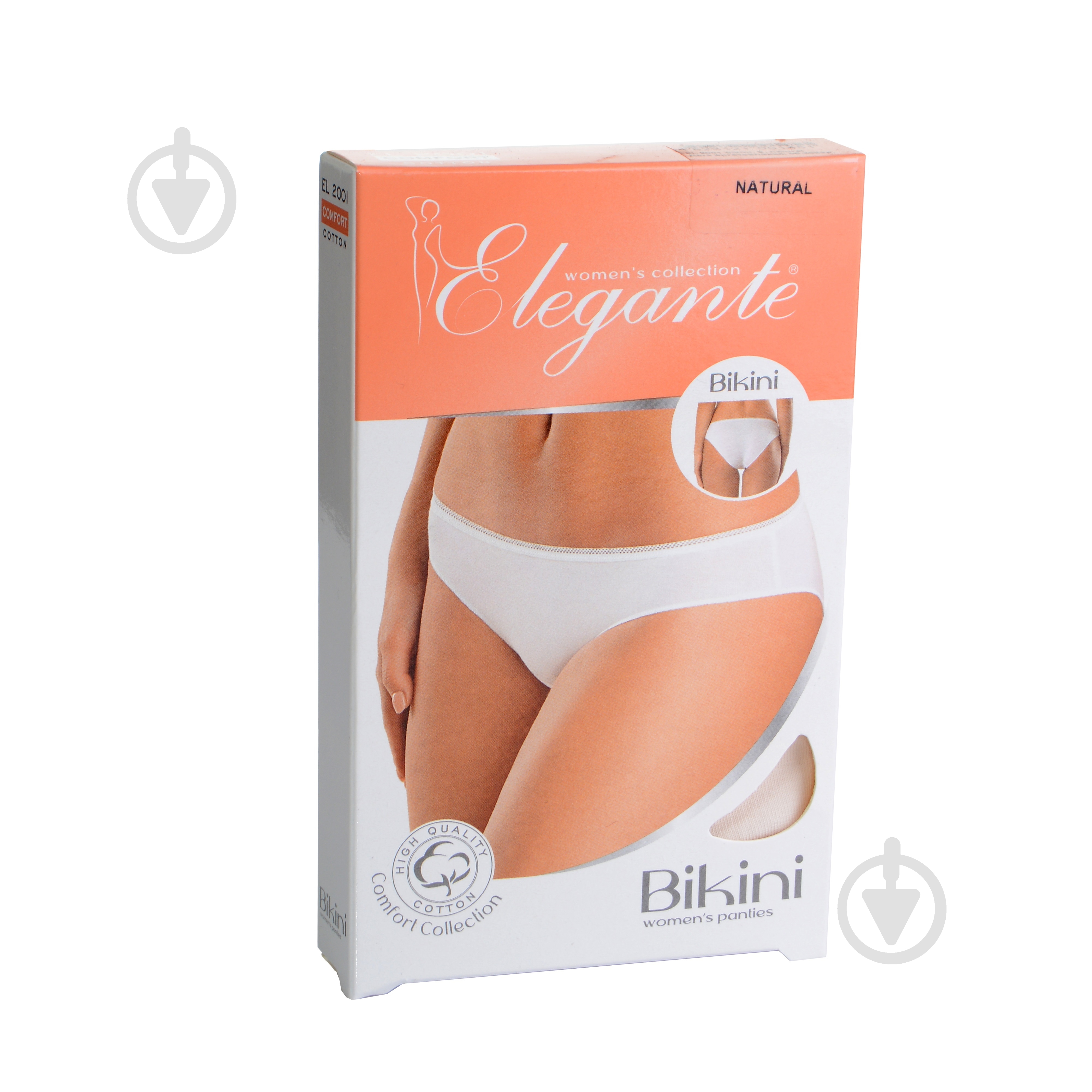 Труси жіночі Elegant EL 2001 bikiniL natural - фото 3 Труси жіночі Elegant EL 2001 bikiniL natural - фото 3