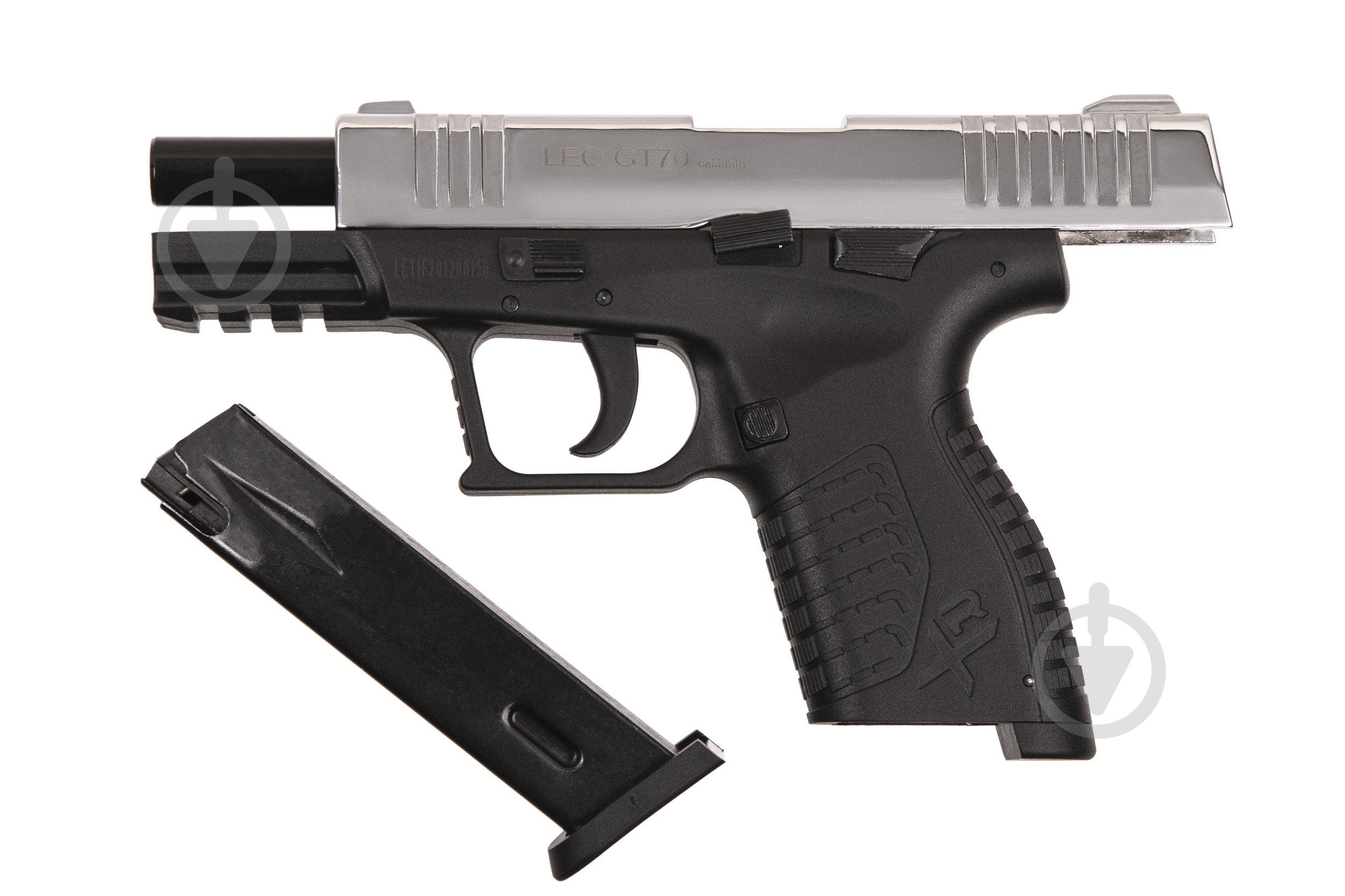 Пистолет сигнальный Carrera Arms Leo GT70 Shiny Chrome 1003408 - фото 3