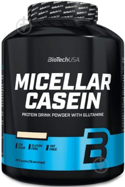Протеин BioTechUSA Micellar Casein ваниль 2270 г - фото 1