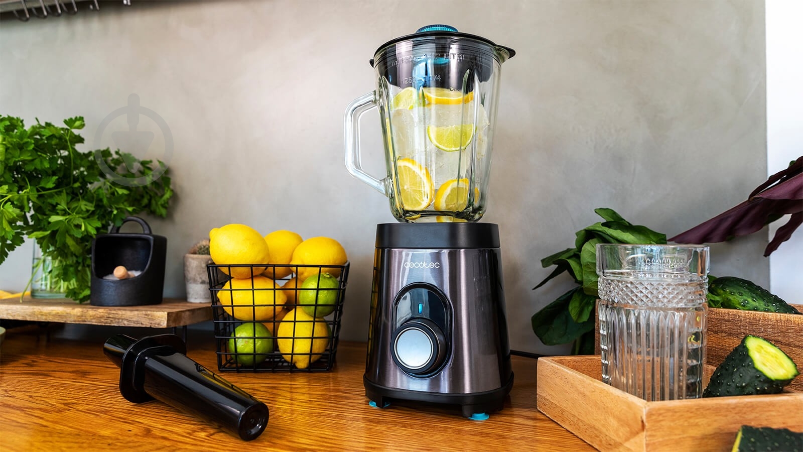 Блендер стационарный CECOTEC Power Black Titanium 1200 Inox (CCTC-04158) - фото 2