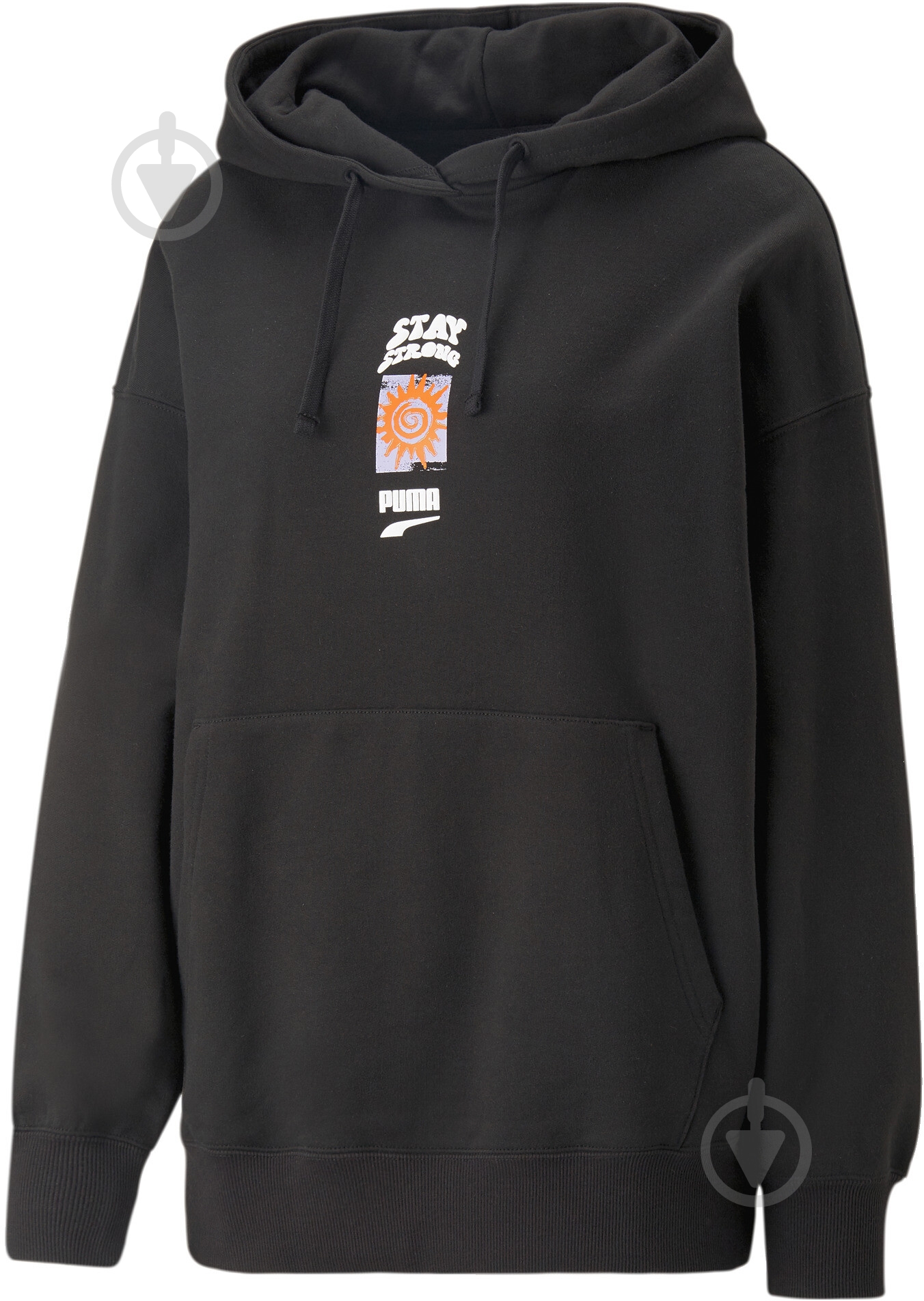 ᐉ Джемпер Puma DOWNTOWN OVERSIZED GRAPHIC HOODIE TR 53836301 р.L