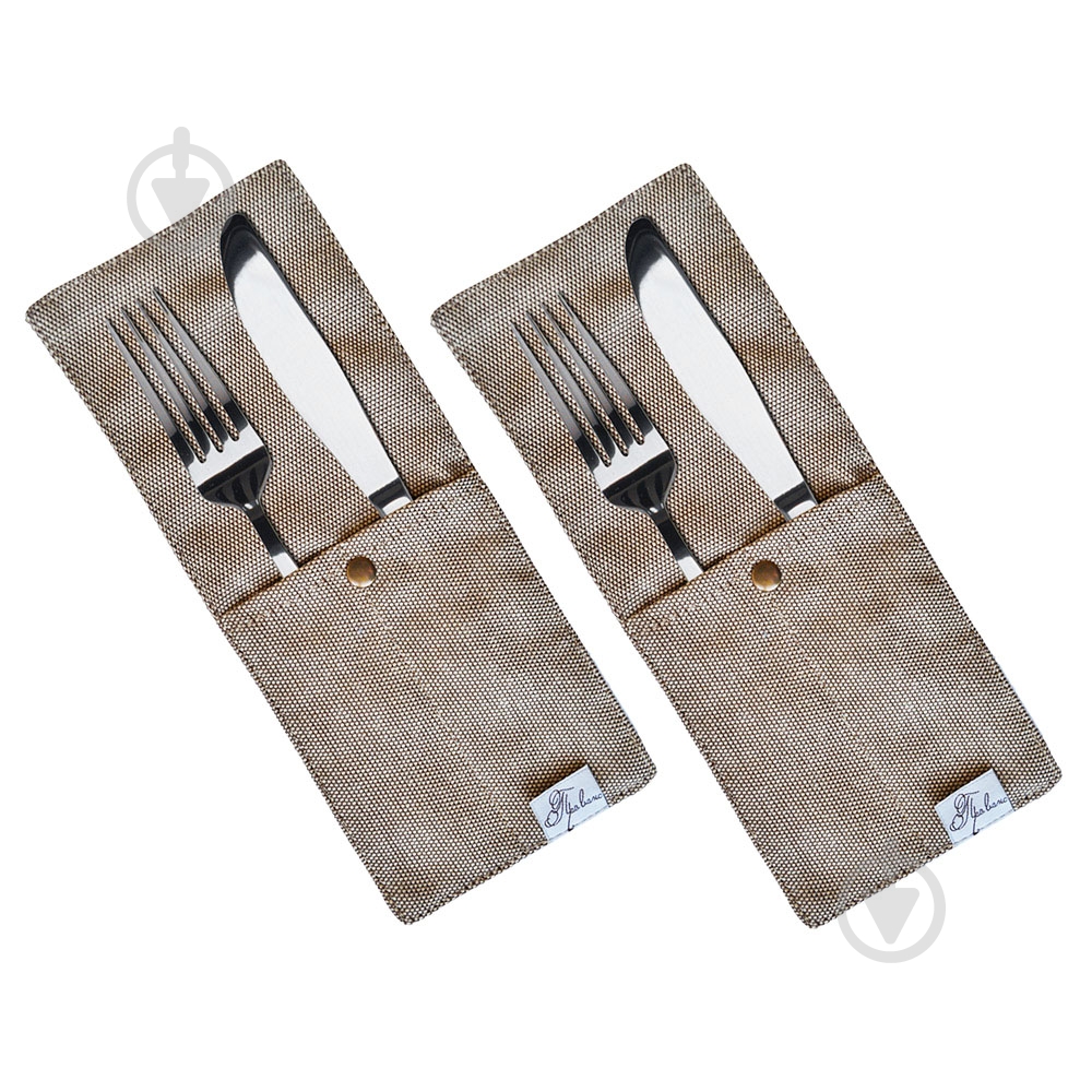 Конверт для столовых приборов Прованс Camel 20 см - фото 2