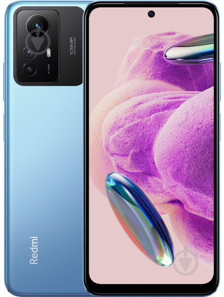 Смартфон Xiaomi Redmi Note 12S 8/256GB ice blue (990688) - фото 1 Смартфон Xiaomi Redmi Note 12S 8/256GB ice blue (990688) - фото 1