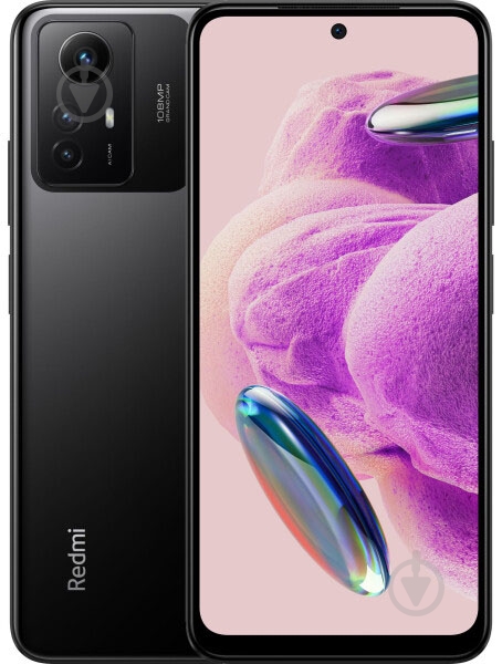 Смартфон Xiaomi Redmi Note 12S 8/256GB onyx black (990689) - фото 1 Смартфон Xiaomi Redmi Note 12S 8/256GB onyx black (990689) - фото 1