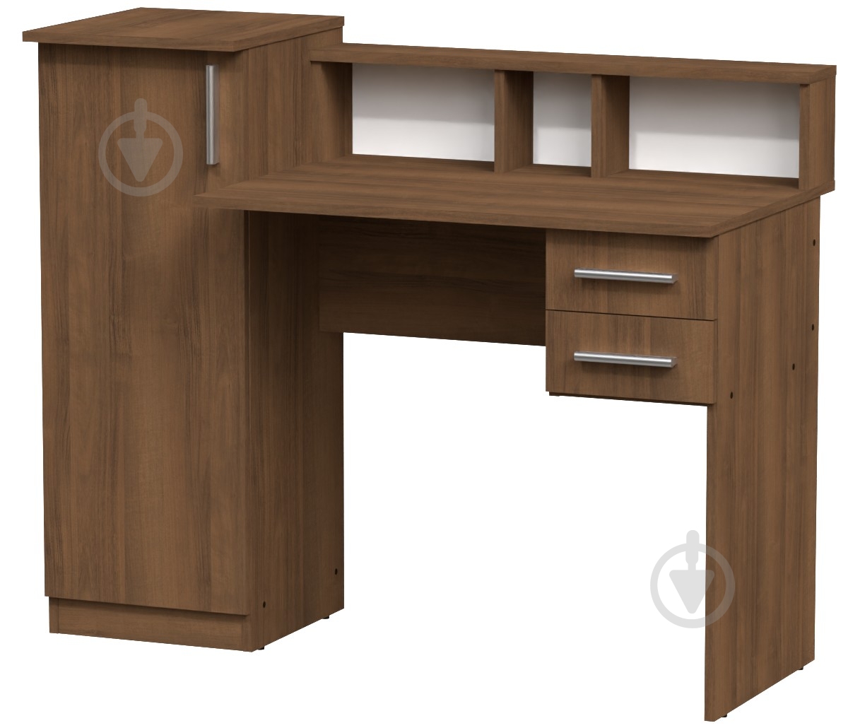 Стіл Компаніт комп'ютерний ПІ-ПІ-1 горіх - фото 1