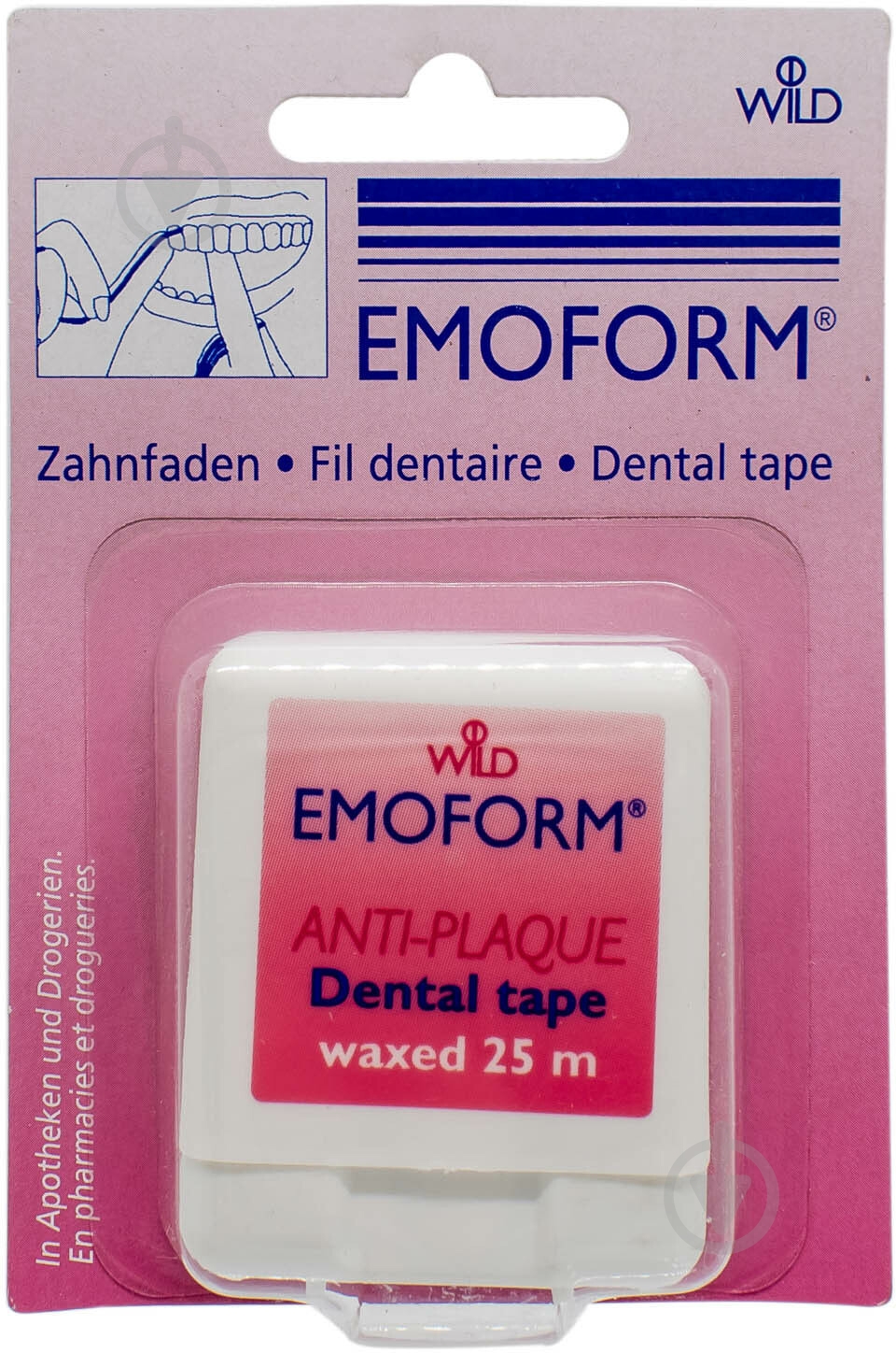 Зубная нить Dr. Wild EMOFORM вощеная 25 м - фото 1