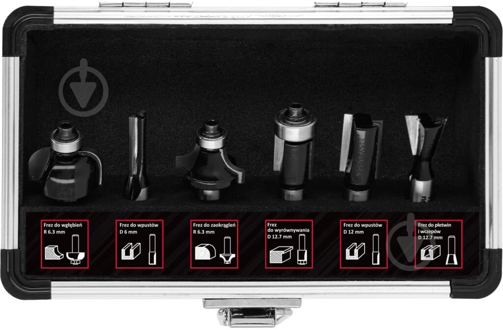 Набор фрез Proline 6 шт 93121 - фото 5 Набор фрез Proline 6 шт 93121 - фото 5