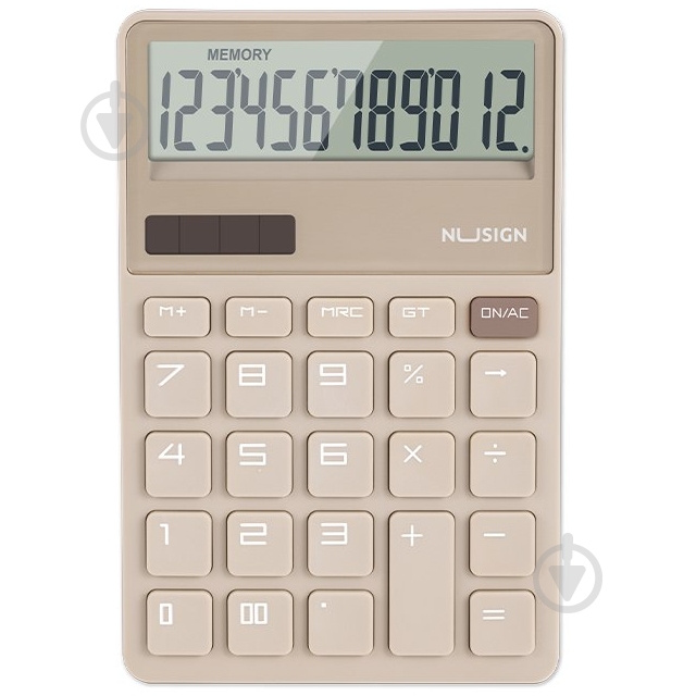 Калькулятор Nusign Calculator серый NS042 Deli - фото 1 Калькулятор Nusign Calculator серый NS042 Deli - фото 1