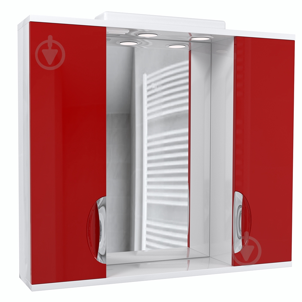 Зеркало Сансервіс Laura-85 красное - фото 1