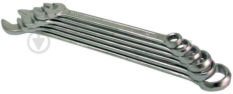 Набір ключів ріжково-накидних Mega 12 шт 35012H - фото 1 Набір ключів ріжково-накидних Mega 12 шт 35012H - фото 1