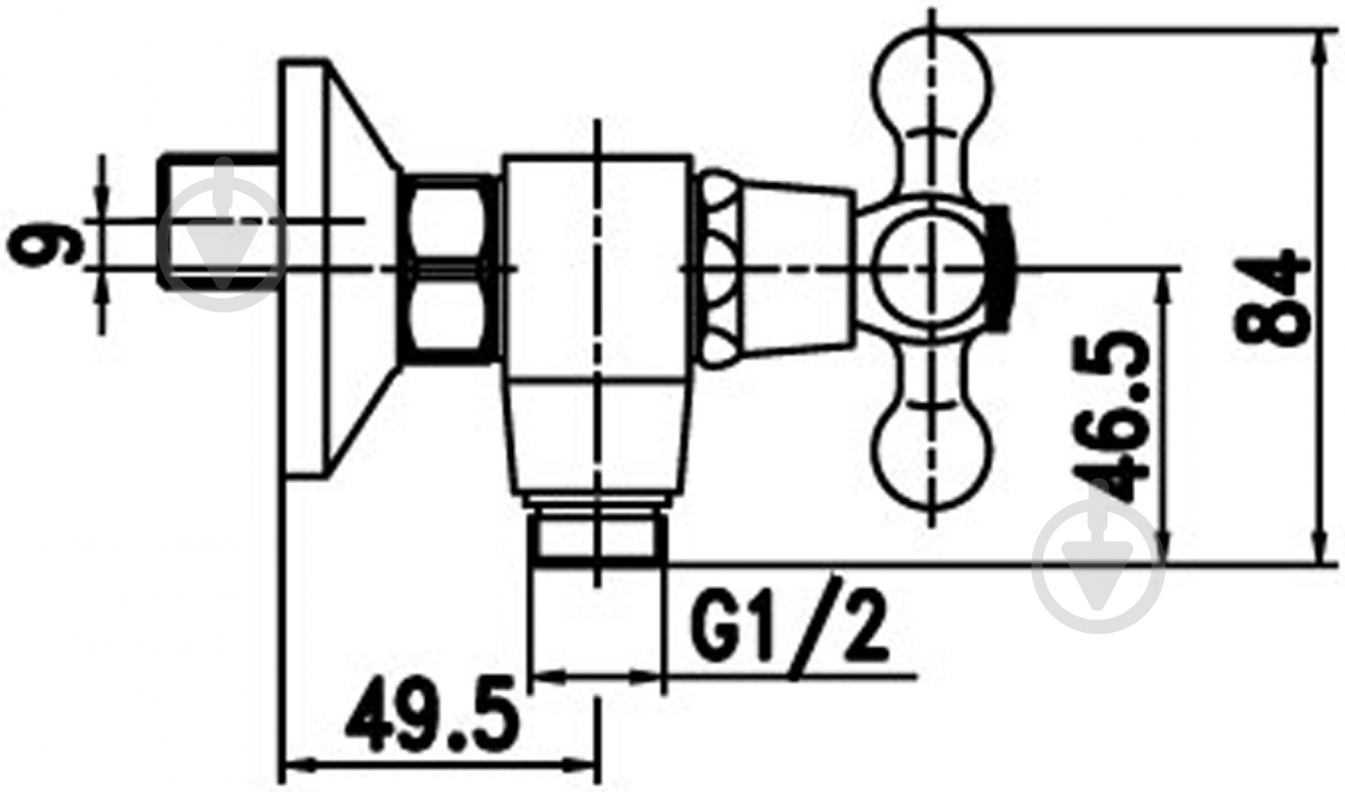 Змішувач для душу Aqua Rodos Ideal 91707 - фото 2 Змішувач для душу Aqua Rodos Ideal 91707 - фото 2