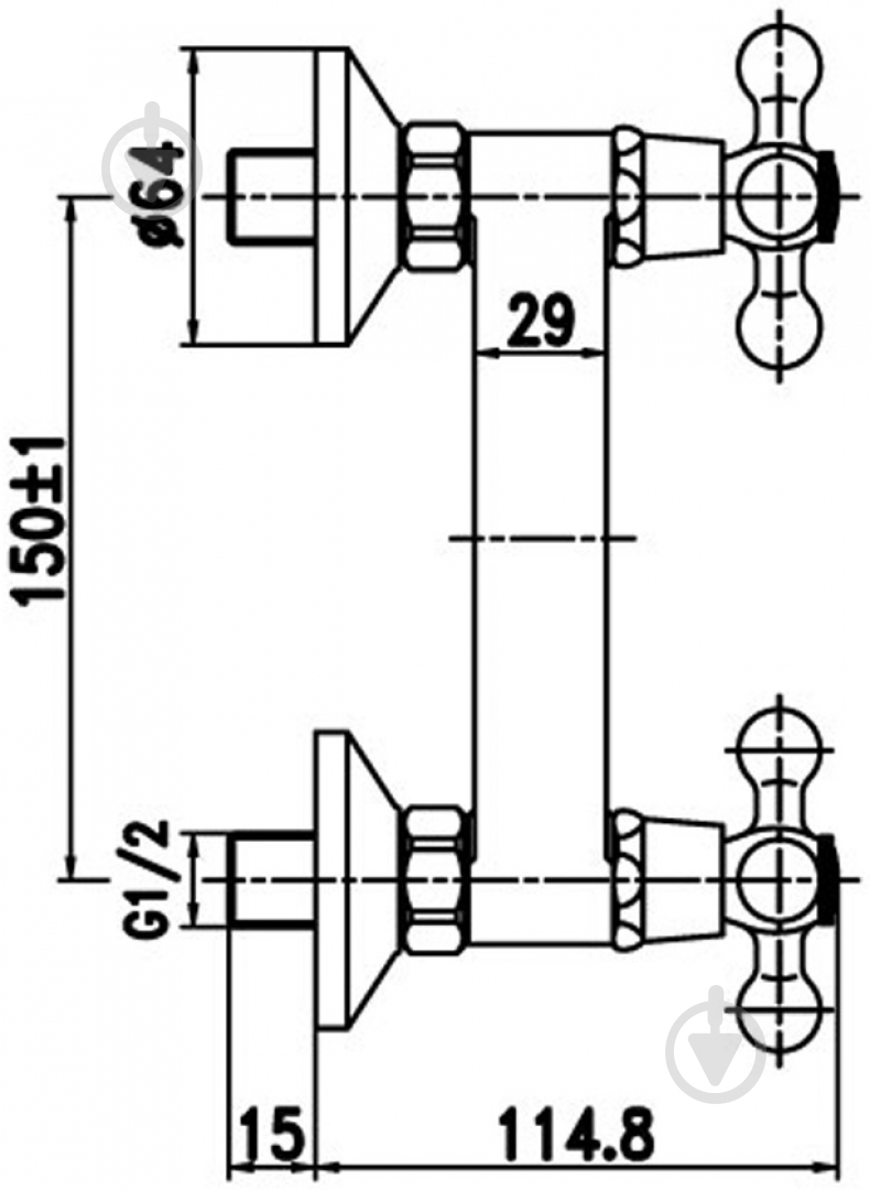 Змішувач для душу Aqua Rodos Ideal 91707 - фото 3 Змішувач для душу Aqua Rodos Ideal 91707 - фото 3