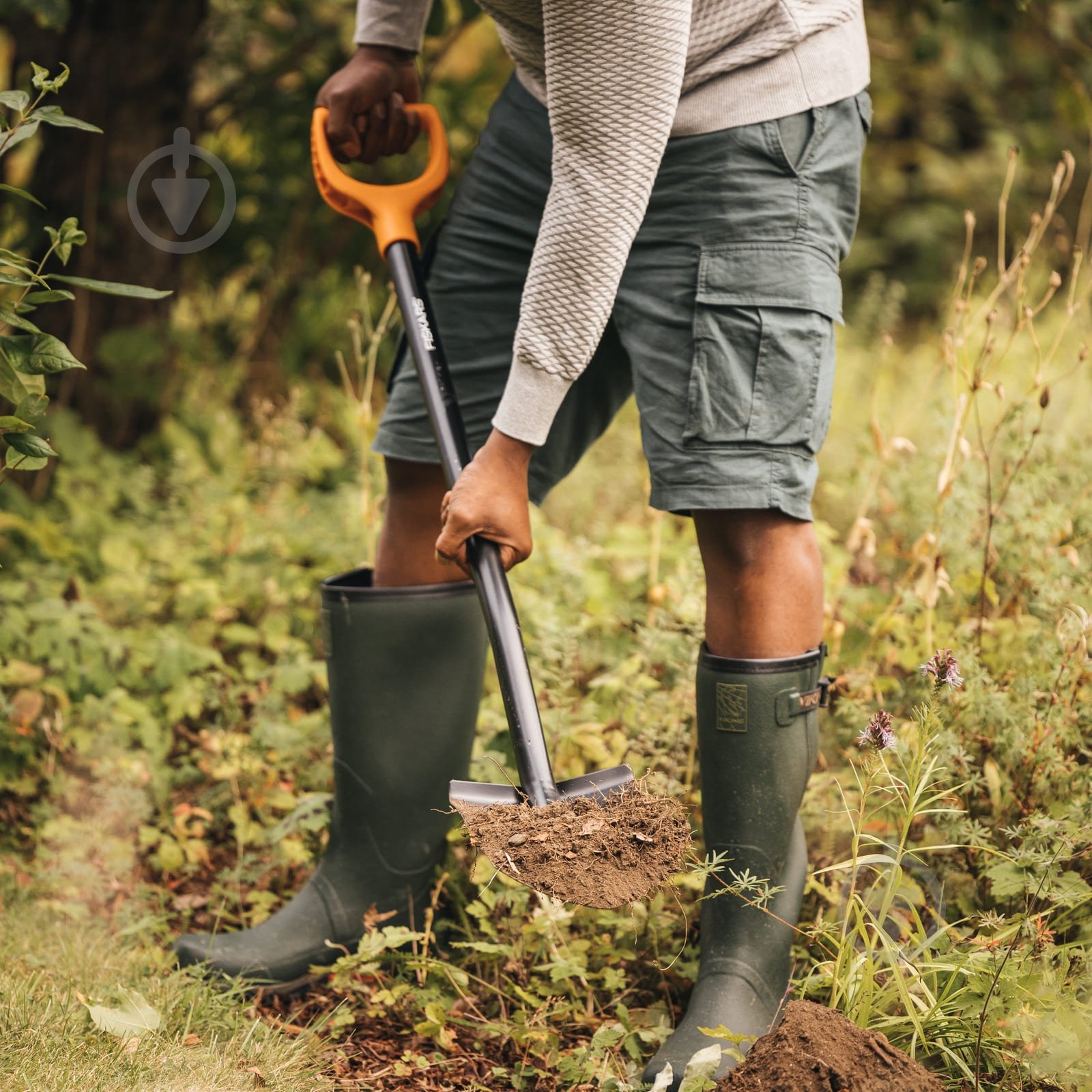 Лопата штыковая Fiskars Solid (F) 1066716 - фото 4