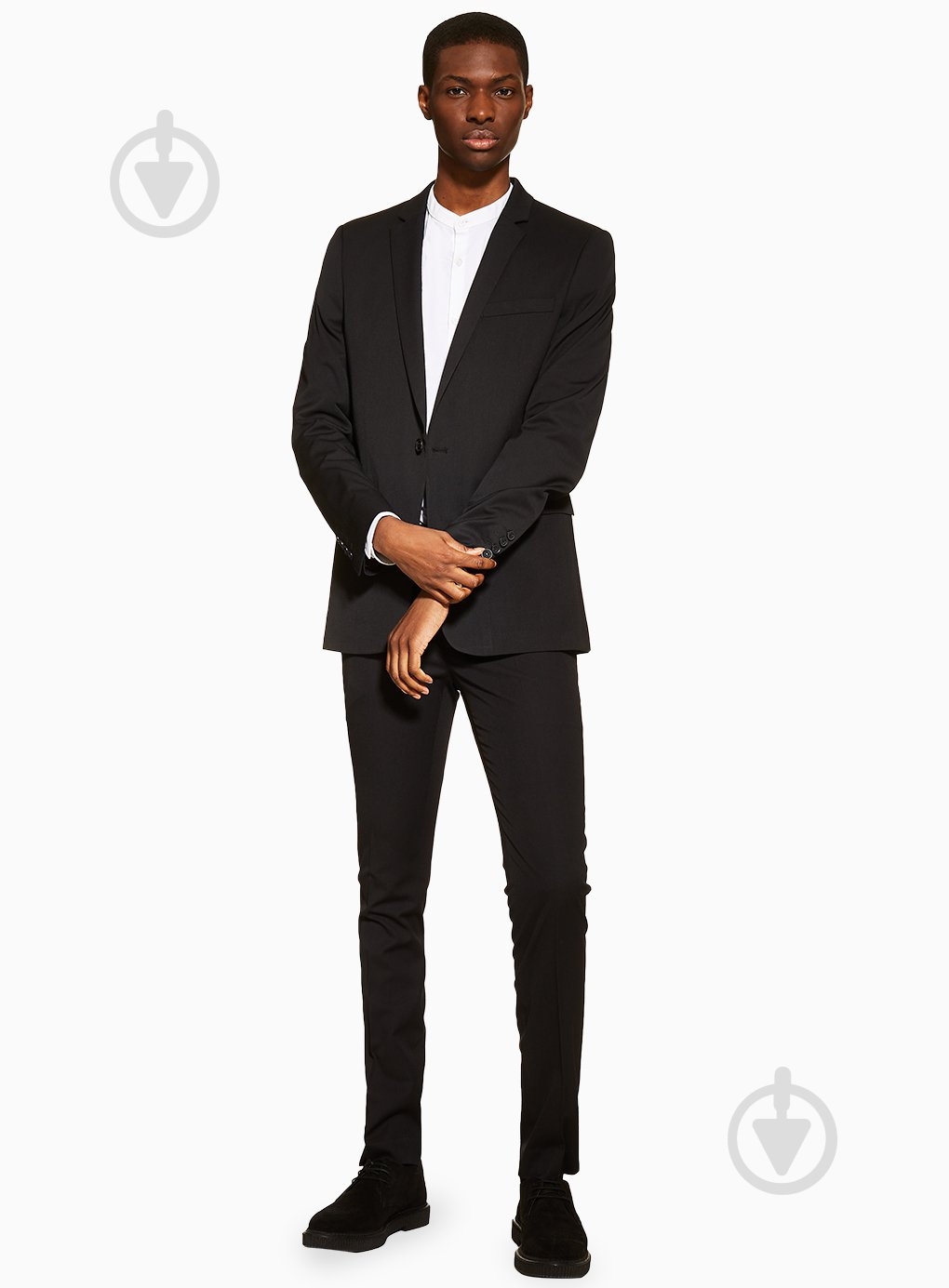 Брюки TopMan SUITS 87T50P-BLK 30L черный - фото 1 Брюки TopMan SUITS 87T50P-BLK 30L черный - фото 1