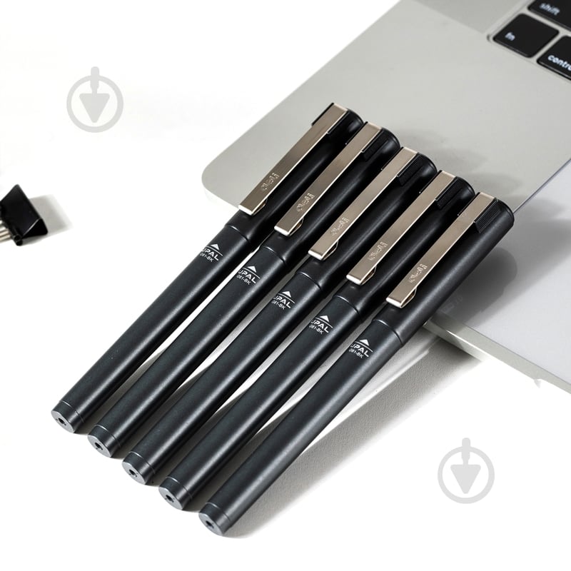 Ручка гелевая Deli EG61-BK - фото 5