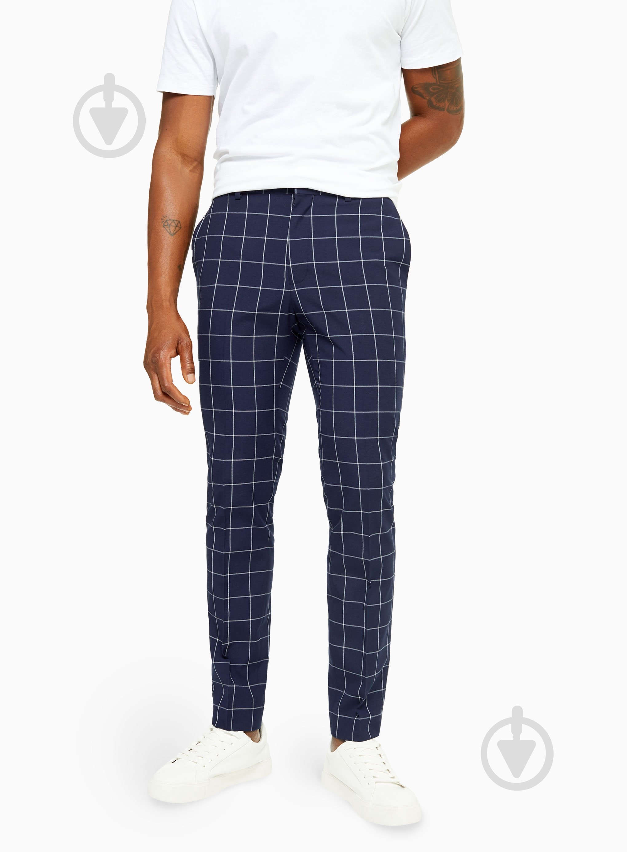 Брюки TopMan SUITS 87T59T-NAV 32L синий - фото 1