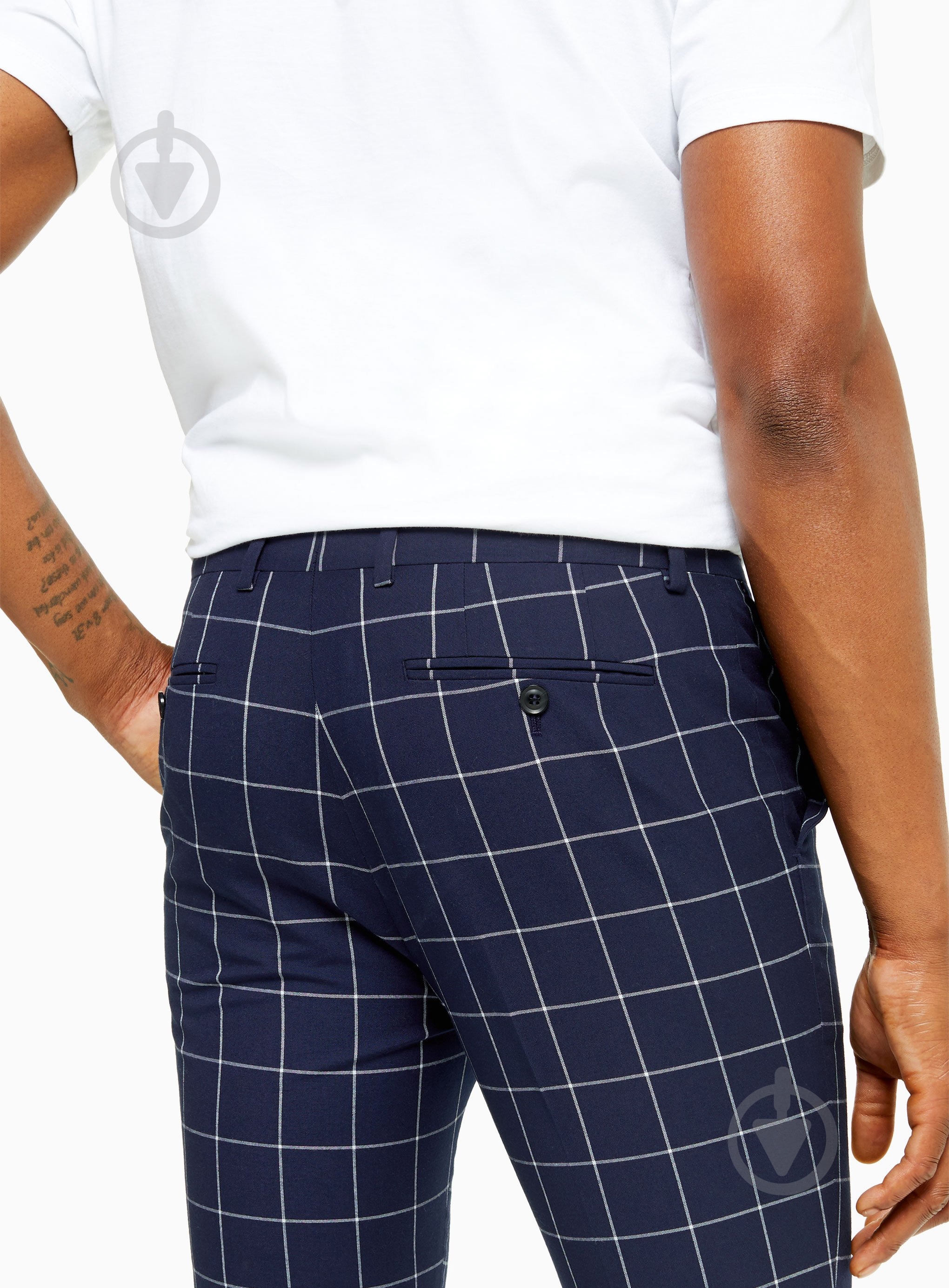 Брюки TopMan SUITS 87T59T-NAV 32L синий - фото 4