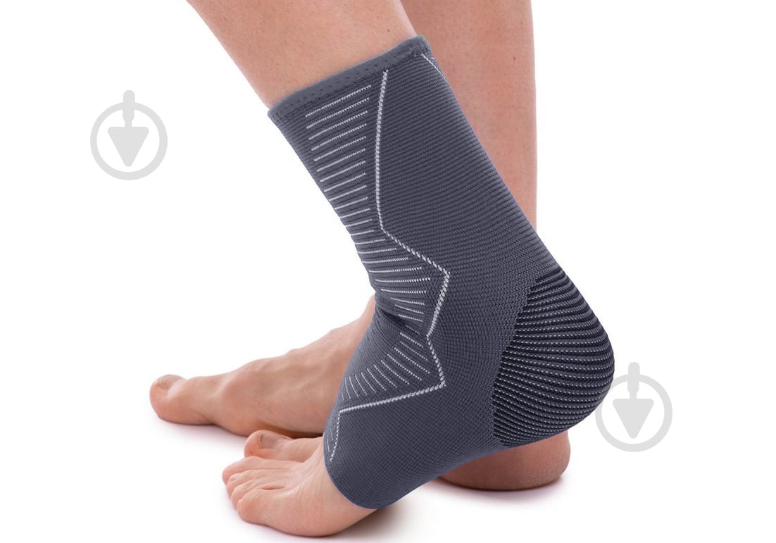 Бандаж для голеностопа EF-0075-LXL EasyFit р. L-XL серый - фото 4