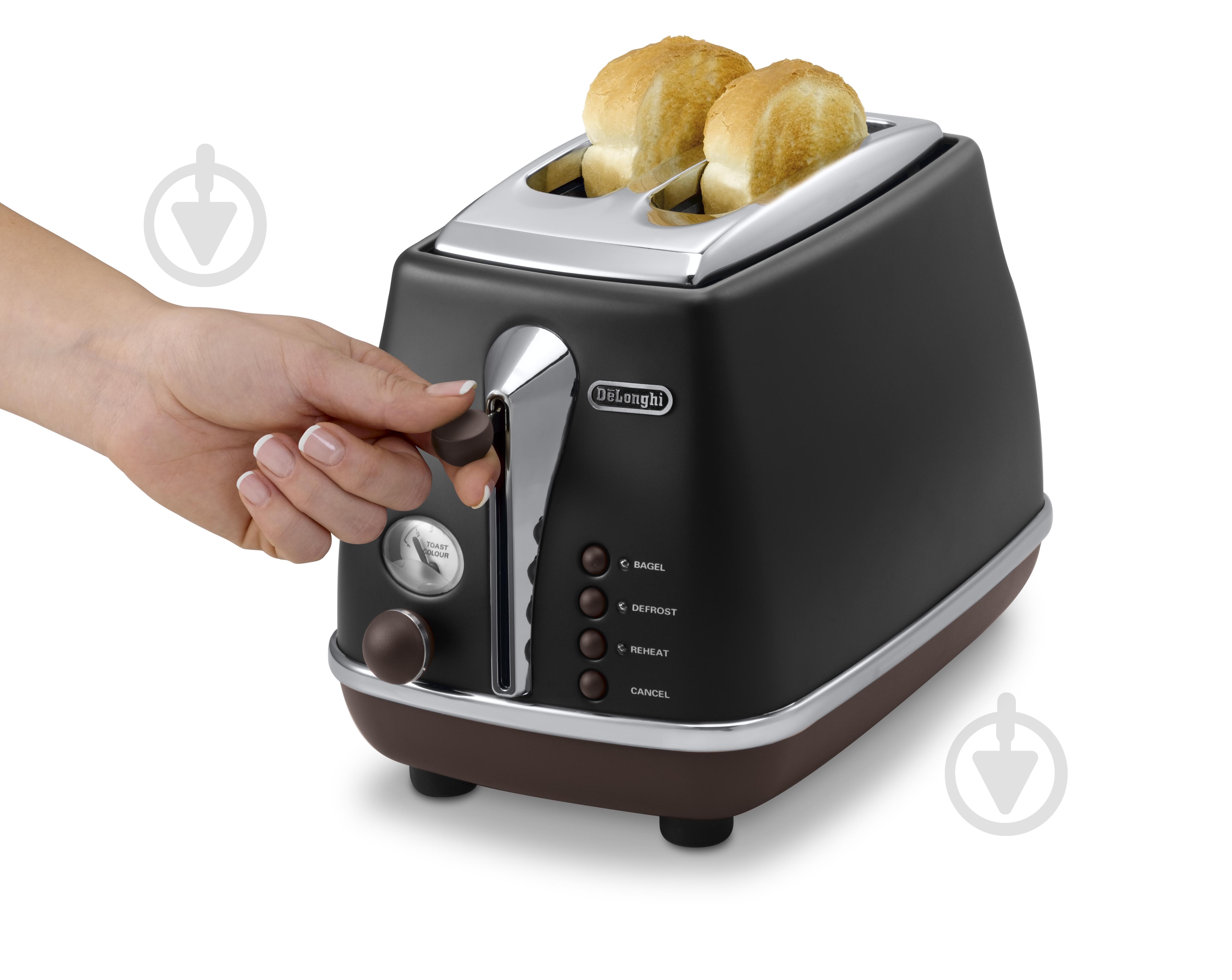 Тостер Delonghi CTOV2103.BK Icona Vintage - фото 3