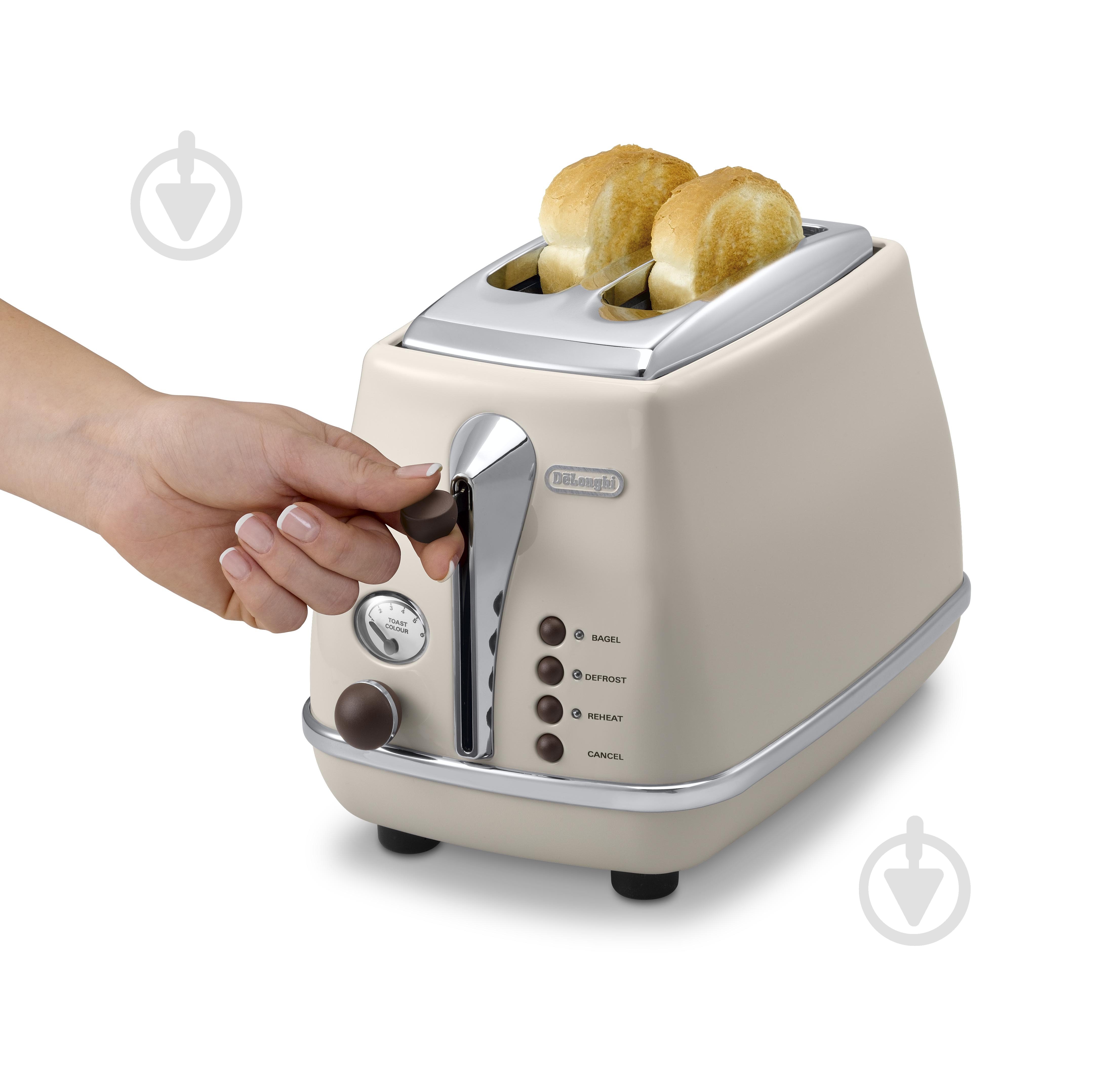 Тостер Delonghi CTOV2103.BG Icona Vintage - фото 3