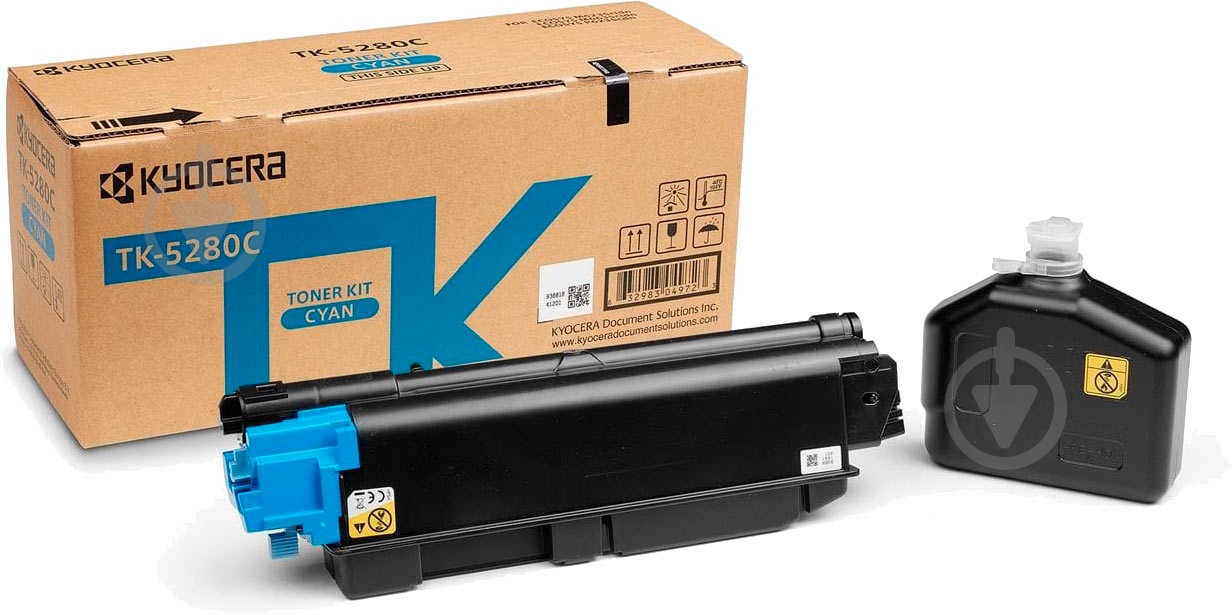Тонер-картридж Kyocera TK-5280C синій - фото 1